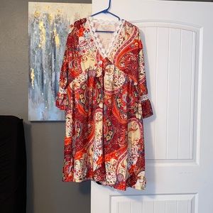 Bandanna inspired dress, all different colors. Brand new from Amazon